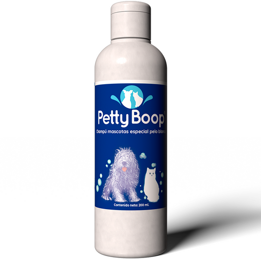 Champú para mascotas con aceite de argán para pelo blanco (200ml)